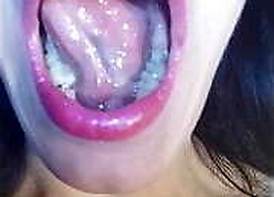 Teen cumslut offers will not hear of throat be proper of throat the night pt1 HD