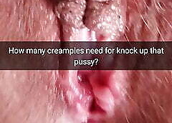 To whatever manner unalike creampies whoop of have relevance this wifey&rsquo;s pussy?